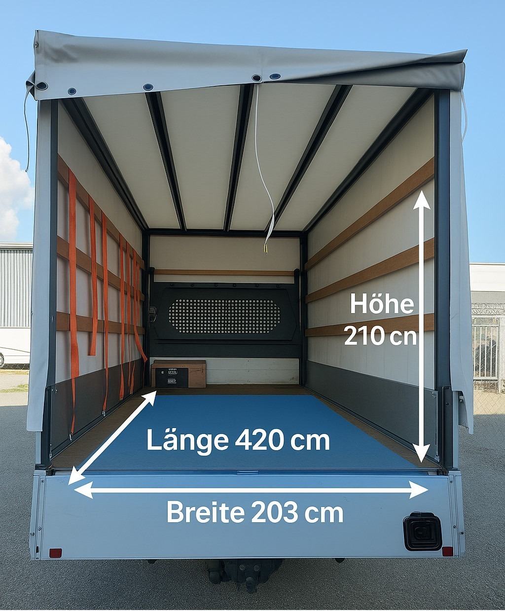 Laderaum Maße Botendienst Feldkirch